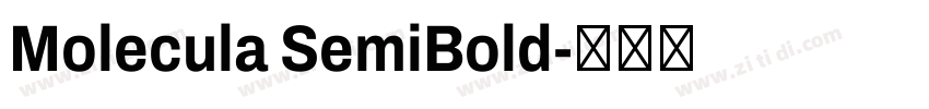 Molecula SemiBold字体转换